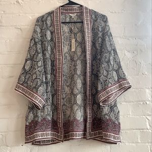 MAX STUDIO- Paisley Kimono Top New with Tags!